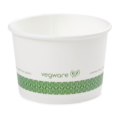 Vegware Compostable Hot Food Pots 230ml / 8oz (Pack of 1000)