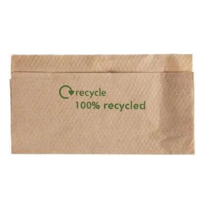 Compostable Kraft Lunch Napkins 320 x 300mm (Pack of 6000)