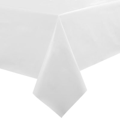 PVC Table Cloth White 35in