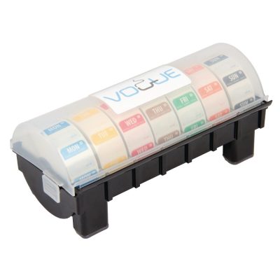 Dissolvable Colour Coded Food Label Starter kit with 1″ Dispenser