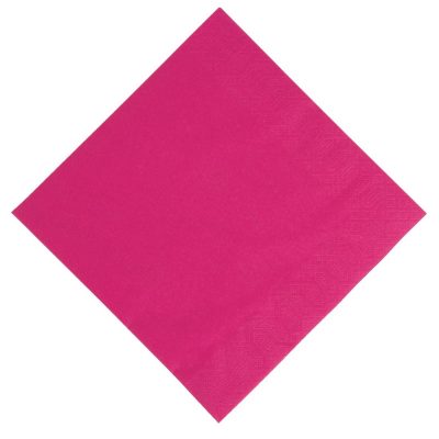 Duni Compostable Dinner Napkins Fuchsia 400mm (Pack of 1000)