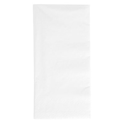 Duni Compostable Dinner Napkins White 400mm 1/8 Fold (Pack of 1000)