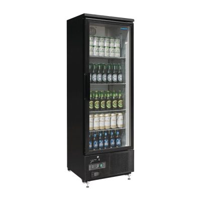 Polar G-Series Upright Back Bar Cooler with Hinged Door 307Ltr