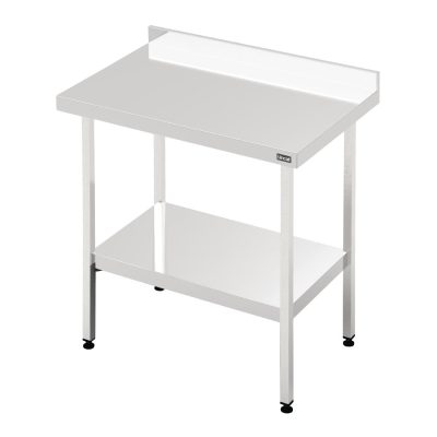 Lincat 600 Series Stainless Steel Wall Table with Undershelf 900mm