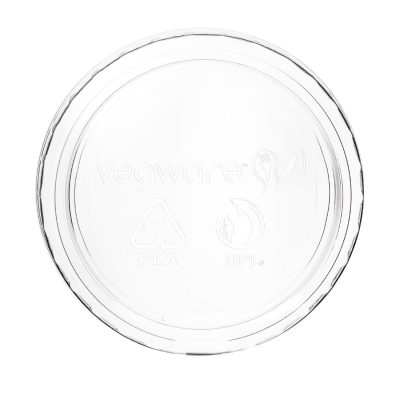 Vegware Compostable Cold Portion Pot Lids 59ml / 2oz and 118ml / 4oz