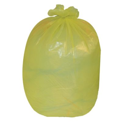 Jantex Large Medium Duty Yellow Bin Bags 80Ltr (Pack of 200)