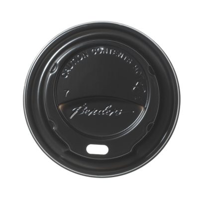 Black Domed Lids For Benders 225ml Disposable Super Insulated