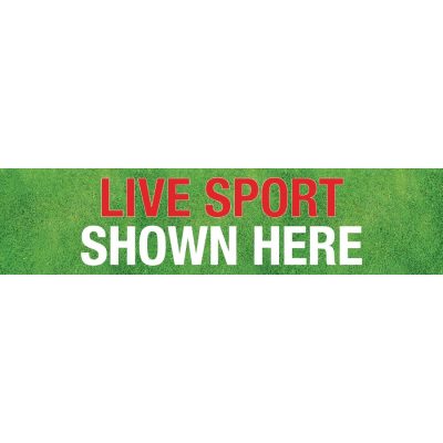 PVC  Live Sport Banner