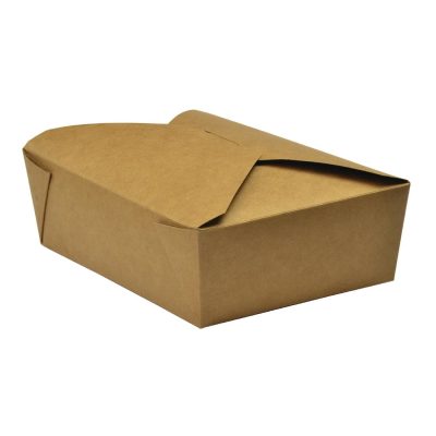 Vegware Compostable Paperboard Food Boxes No.5 1050ml / 37oz (Pack of 150)