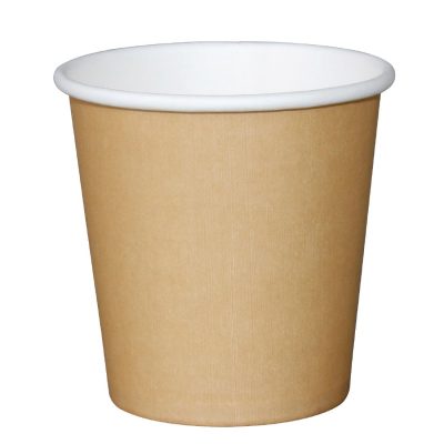 Fiesta Disposable Espresso Cups Single Wall Kraft 112ml / 4oz (Pack of 50)