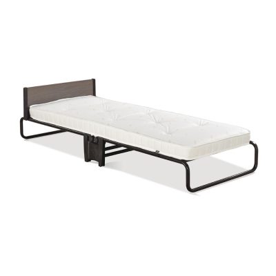 Jay-Be Contract Folding Bed with Pocket Sprung Mattress in Black Colour