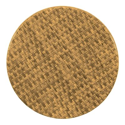 Werzalit Pre-drilled Round Table Top  Natural Rattan 700mm