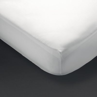 Mitre Comfort Percale Fitted Sheet White Double