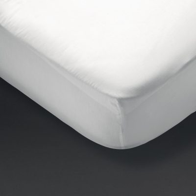 Mitre Essentials Spectrum Fitted Sheet White Metric Single