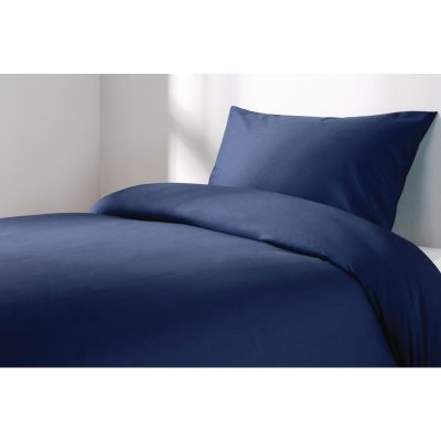 Mitre Essentials Spectrum Flat Sheet Navy Double