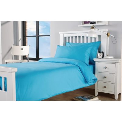 Mitre Essentials Spectrum Duvet Cover Open Turquoise Double