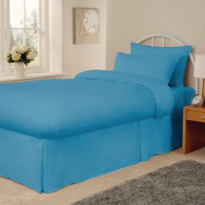 Mitre Essentials Spectrum Fitted Sheet Turquoise Single