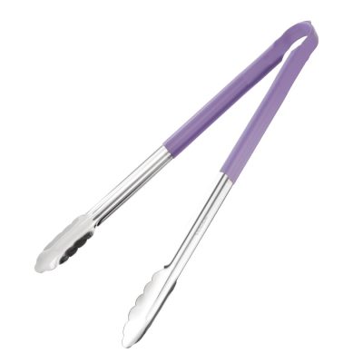 Hygiplas Colour Coded Serving Tong Purple 405mm