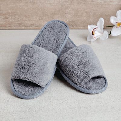 Comfort Vienna Open Toe Slippers Grey