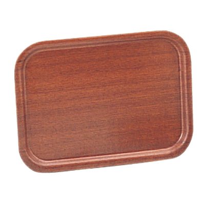 Olympia Snack-Size Mahogany Veneer Canteen Tray 320mm