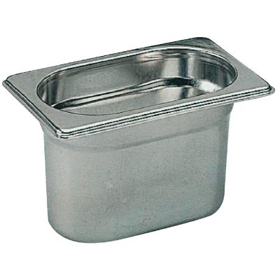 Matfer Bourgeat Stainless Steel 1/9 Gastronorm Pan 65mm