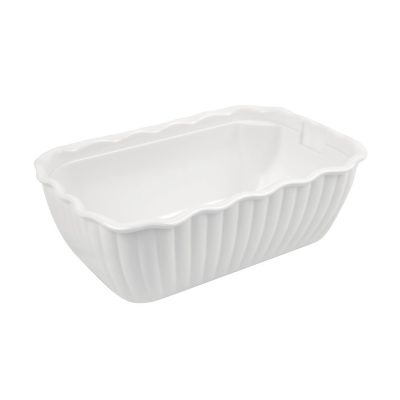 Dalebrook Medium White SAN Salad Crock