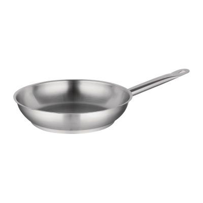 Vogue Stainless Steel Induction Frying Pan 240mm