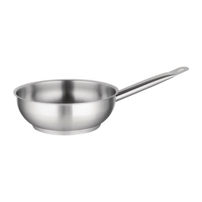 Vogue Stainless Steel Sauté Pan 200mm