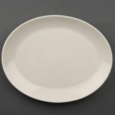 Olympia Ivory Oval Coupe Plates 290mm (Pack of 12)