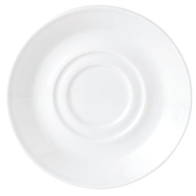 Steelite Simplicity White Low Cup Saucers 165mm (Pack of 36)