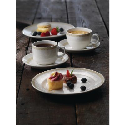 Steelite Antoinette Tea Saucers Single Well 150mm (Pack of 36)