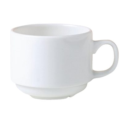 Steelite Monaco White Stacking Cups 212ml (Pack of 36)