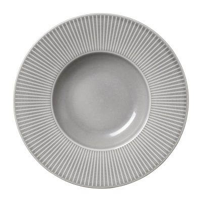 Steelite Willow Mist Gourmet Deep Rimmed Bowls Grey 285mm (Pack of 6)