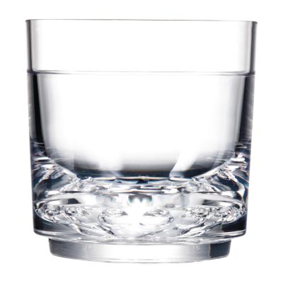 Drinique Elite Tritan Rocks Tumblers Clear 285ml (Pack of 24)