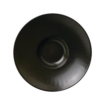 Rene Ozorio Wabi Sabi Flat Rimmed Bowls Slate 210mm (Pack of 6)