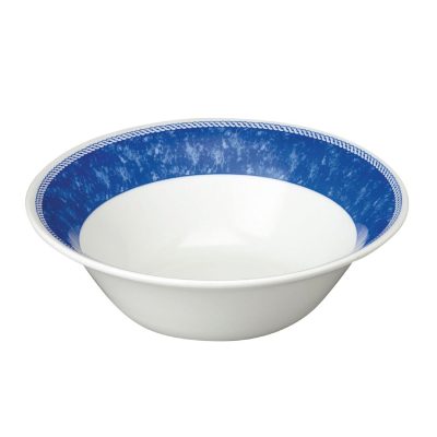 Churchill New Horizons Marble Border Salad Bowls Blue 213mm (Pack of 12)