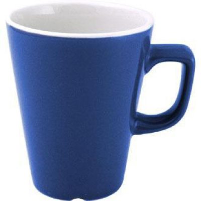 Churchill New Horizons Colour Glaze Cafe Latte Mugs Blue 340ml (Pack of 12)