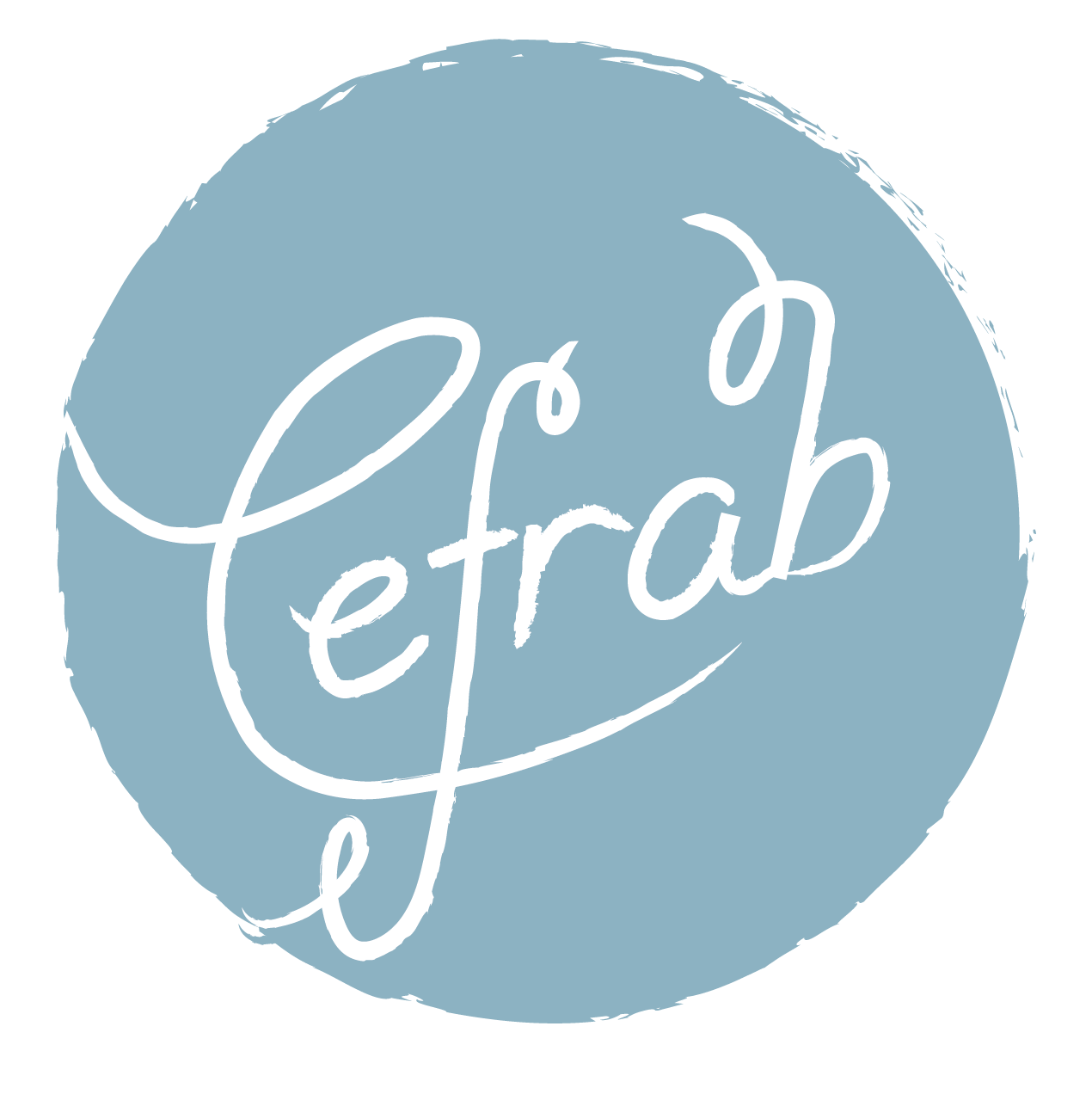 Cefrab logotyp med bakgrund