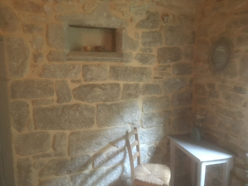 Room with authentic walls