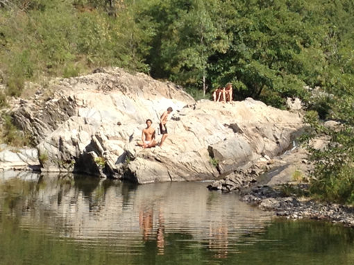 Picture of the river Sûre in Chambonas