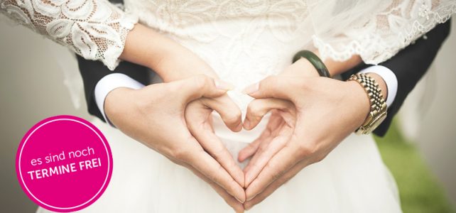 Perfekte Hochzeit 2019 – noch Termine vorhanden