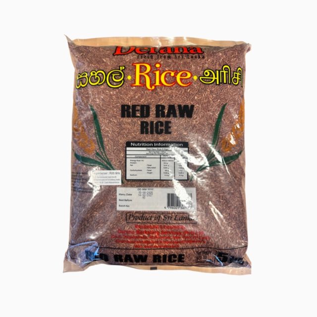 Derana Dark Red Raw Rice 5kg