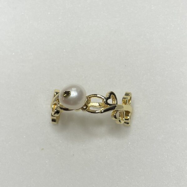 V4 Hjerte ring hvid guld Hjerte ring guld