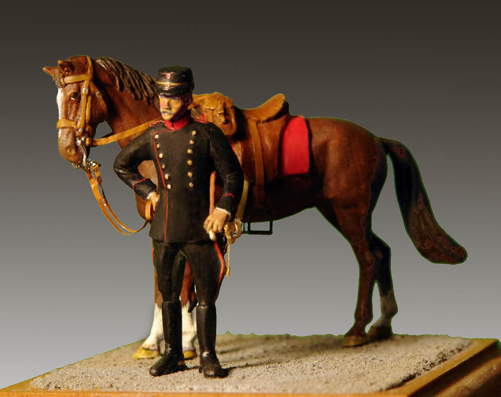 1915-Dansk-Artil-serg.-m-hest