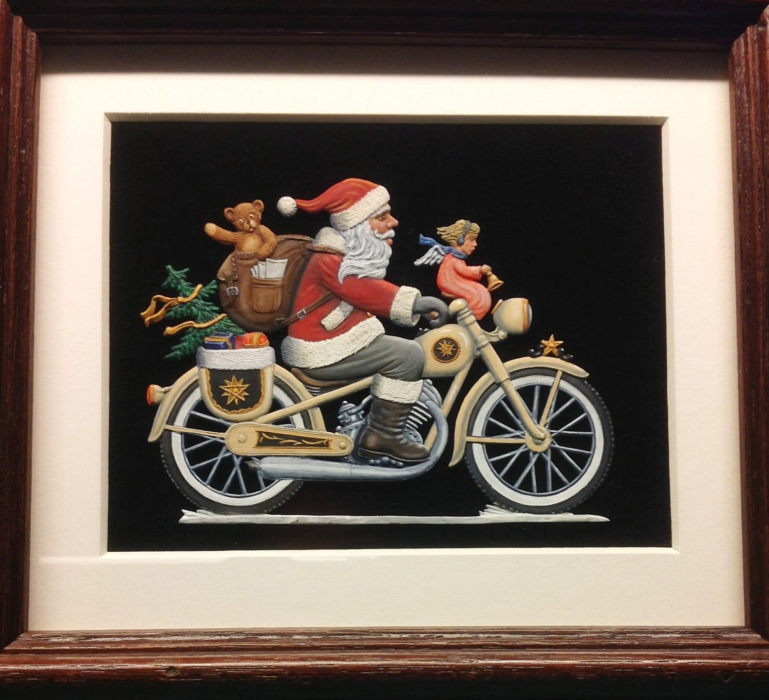 Julemand-på-motorcykel-flad