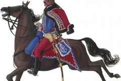 Husarregimentet, underofficer 1774