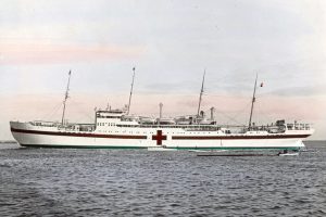 Hospitalsskibet Jutlandia. Dansk Sygeplejehistorisk Museum.