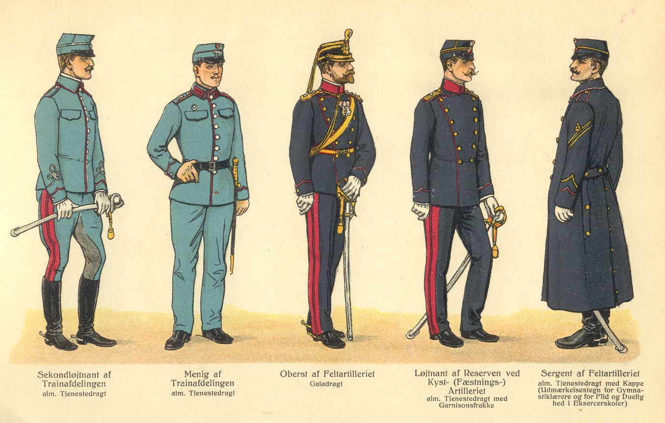 Danske Uniformer fra Hær og Flaade 1911 - Chakoten