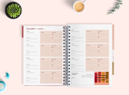 MMT planner weekpagina november