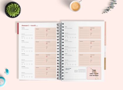 MMT planner weekpagina januari